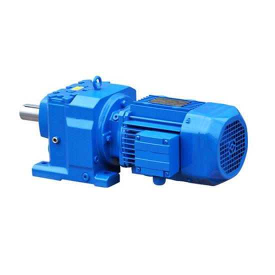 Flange-Mounted-R-Series-Helical-Industrial-Gearbox-RF57-Gear-Reducer